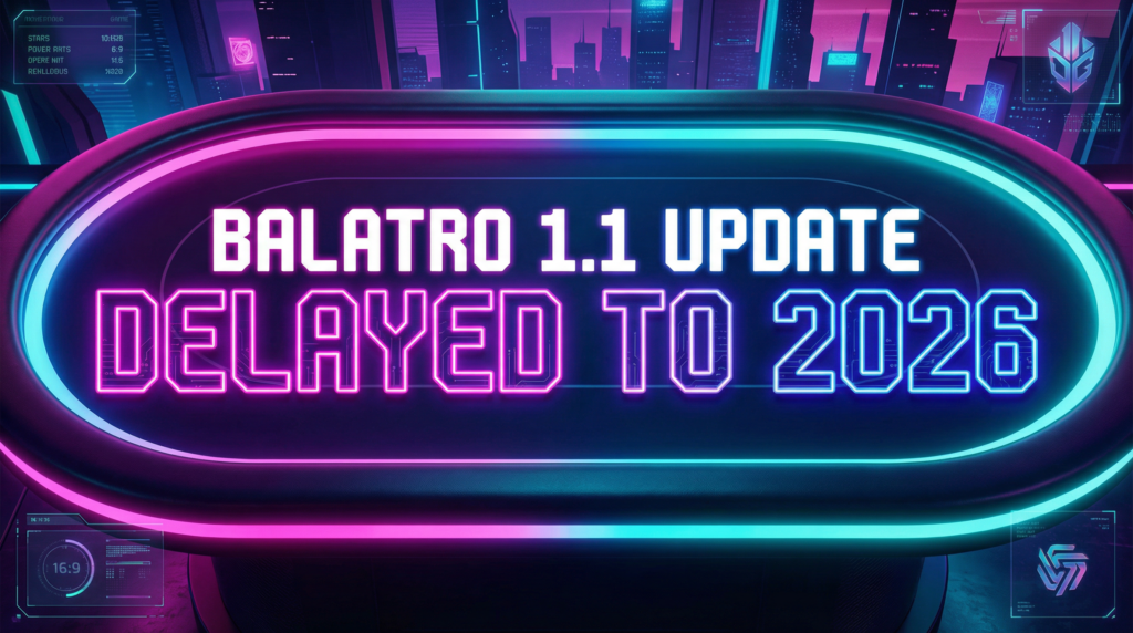 Balatro 1.1 update delayed 2026 Gros Michel joker tease