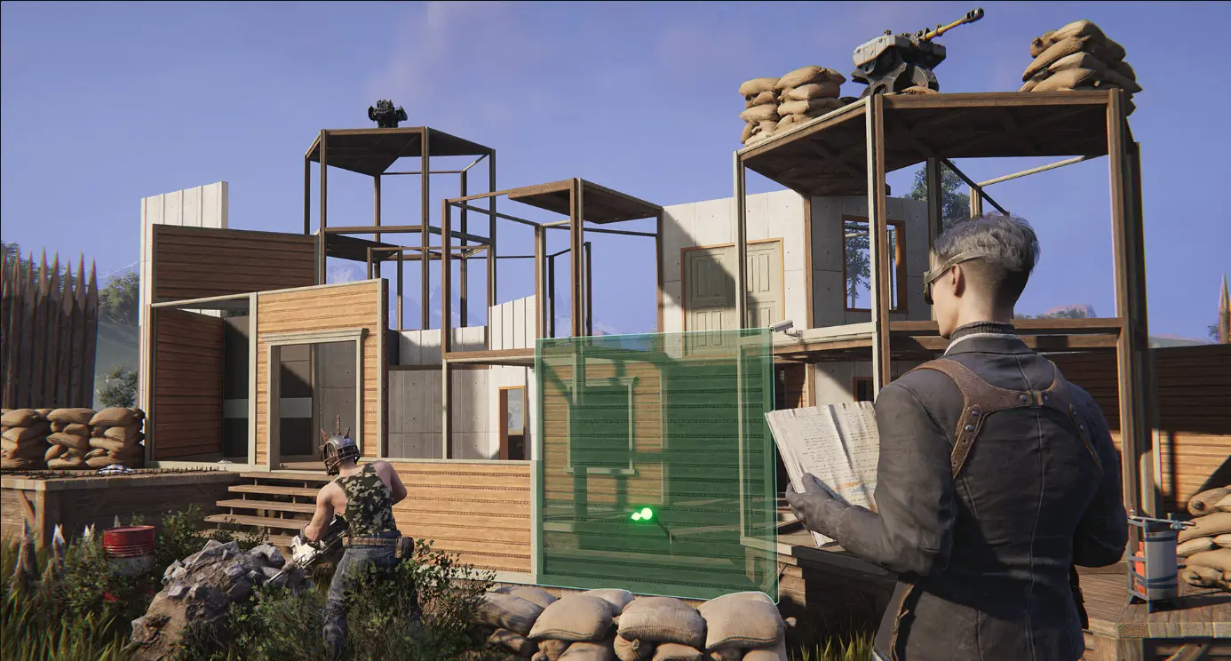 Once Human base building territory system